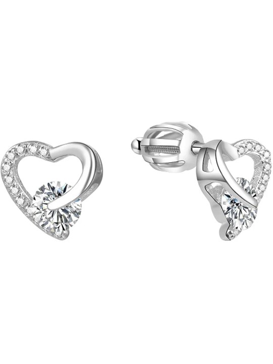 Beneto Orecchini a cuore in argento AGUP1538S donna