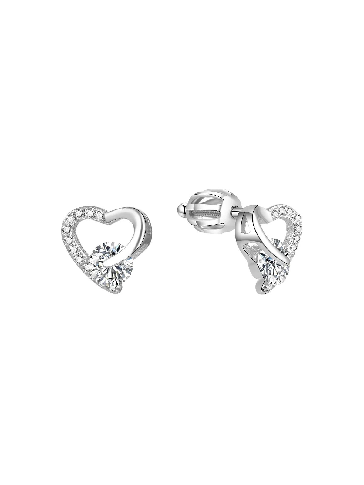 Beneto Orecchini a cuore in argento AGUP1538S donna