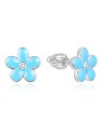 Beneto Orecchini a forma di fiore in argento AGUP1833S donna