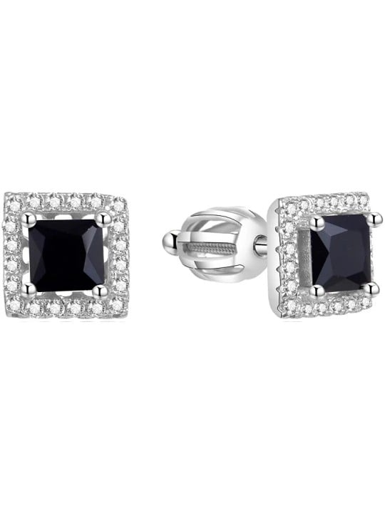 Beneto Orecchini quadrati in argento AGUP1551S donna