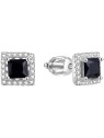 Beneto Orecchini quadrati in argento AGUP1551S donna