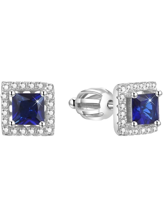 Beneto Orecchini quadrati in argento AGUP1552S donna