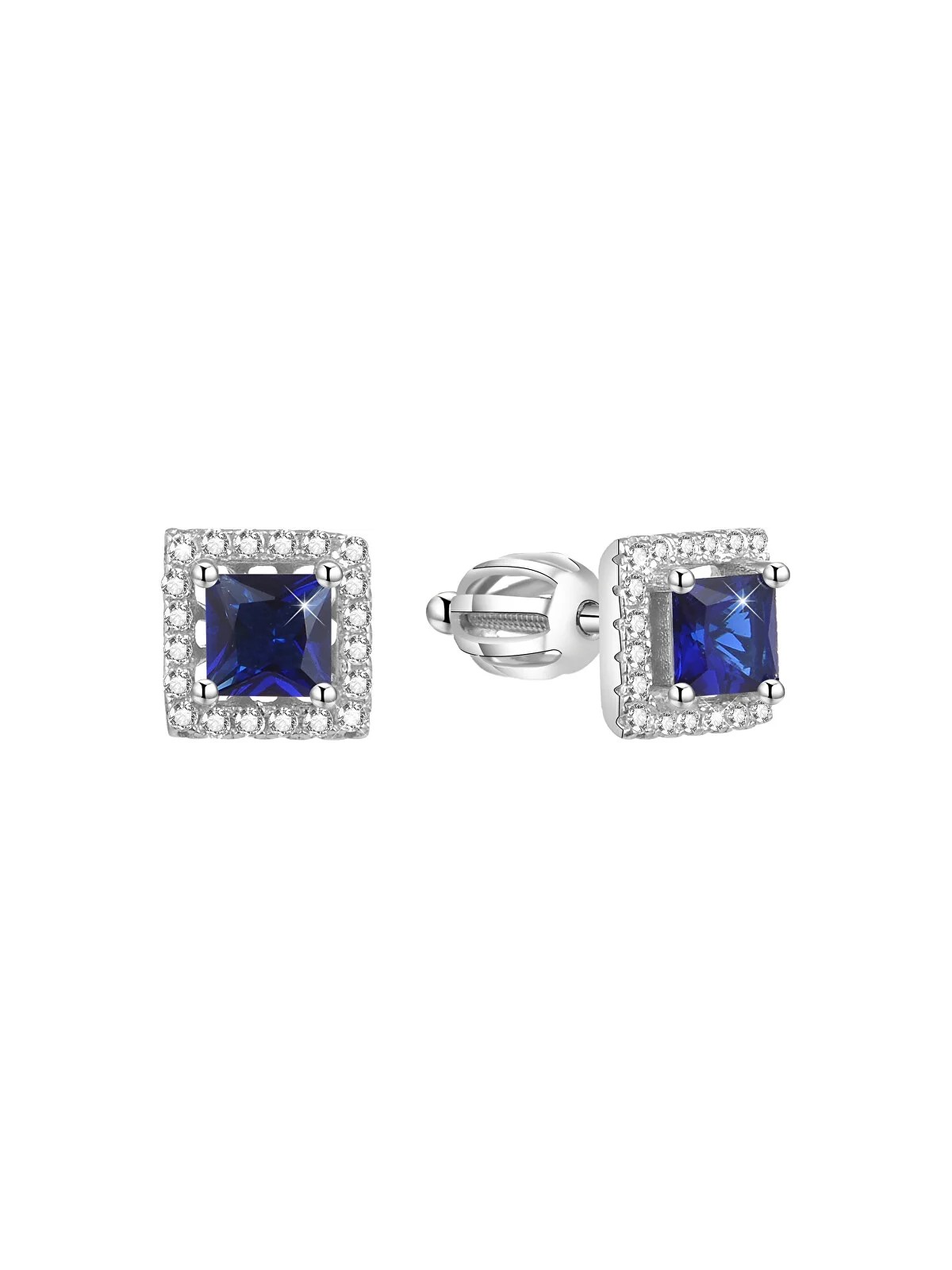 Beneto Orecchini quadrati in argento AGUP1552S donna
