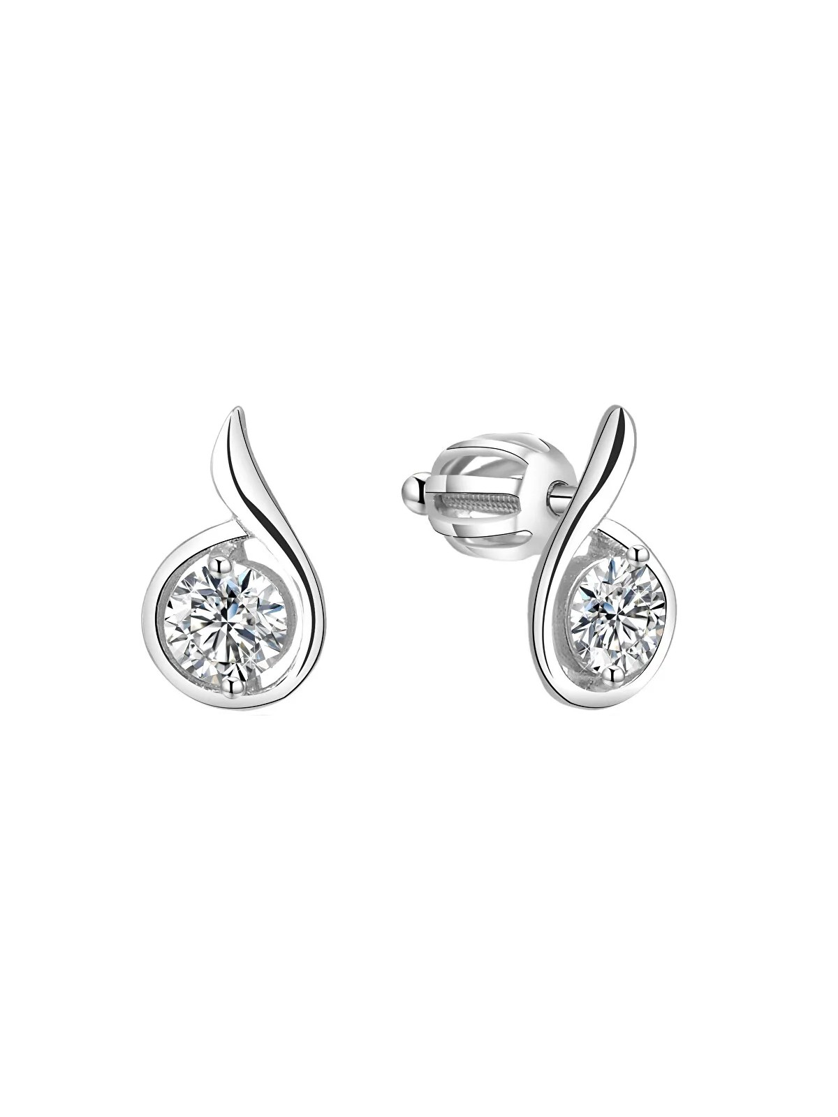 Beneto Orecchini scintillanti in argento AGUP1430S donna