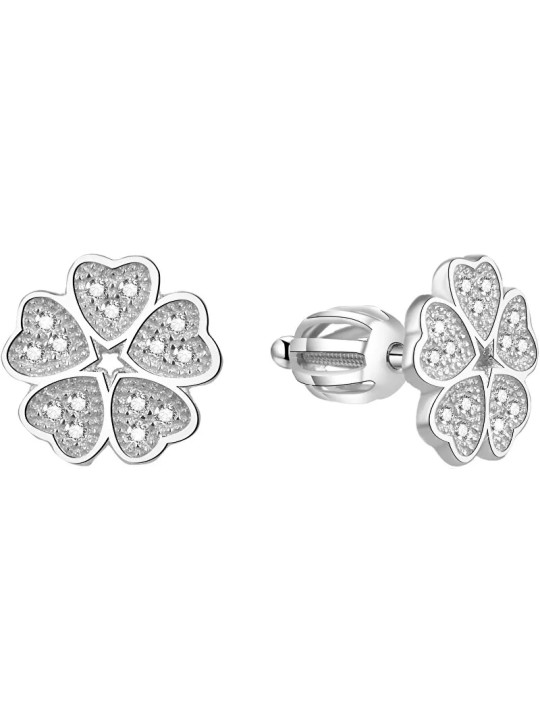 Beneto Orecchini in argento con zirconi AGUP1590S donna