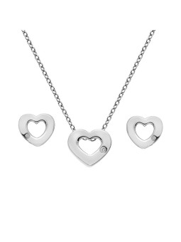 Hot Diamonds Set di gioielli in argento Amulets SS136 (collan, orecchini) donna