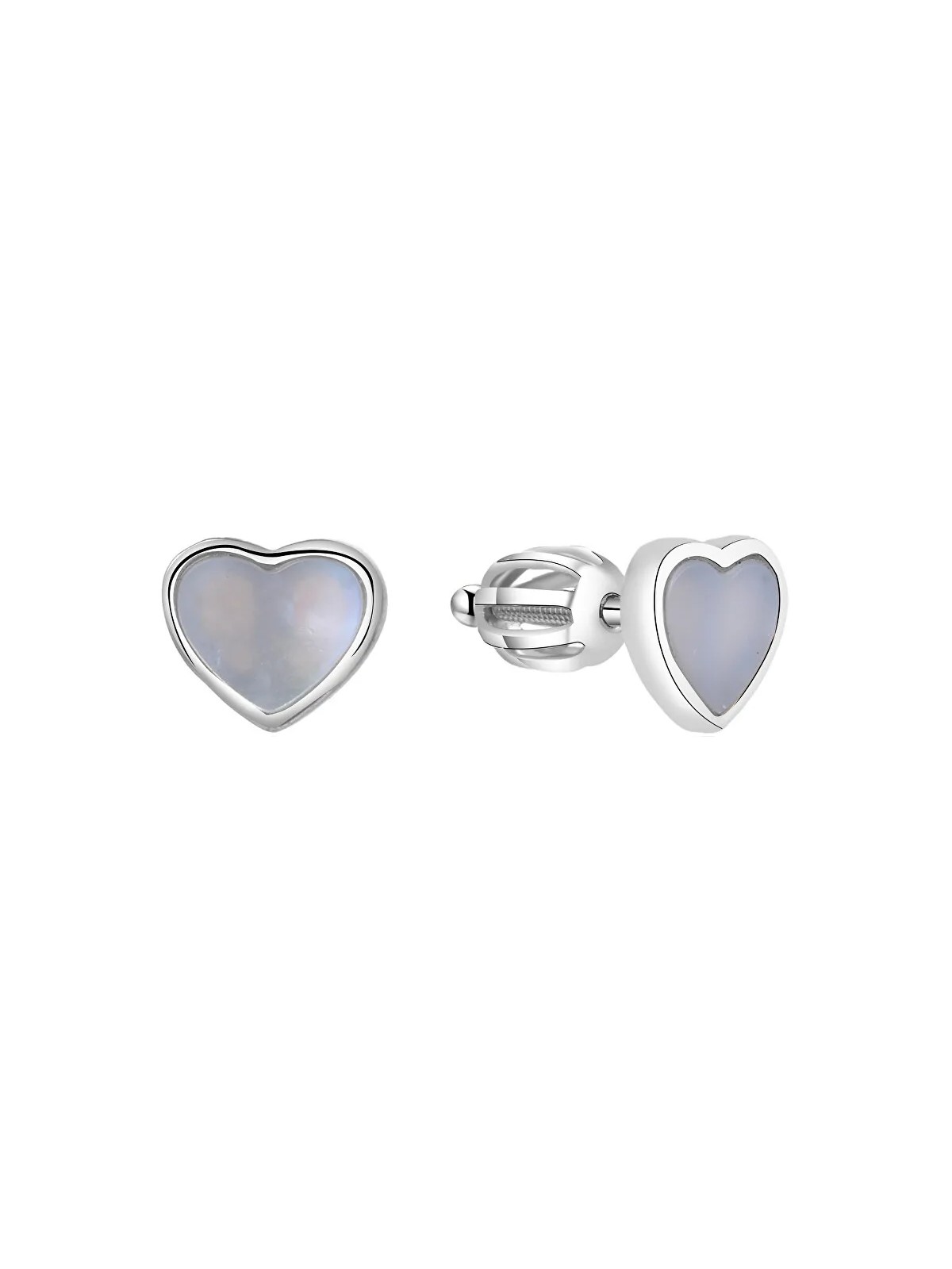 Beneto Orecchini a cuore in argento con madreperla AGUP1653S donna