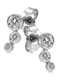 Hot Diamonds Orecchini in argento con diamanti Tender DE640 donna
