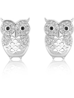Beneto Orecchini in argento Gufi AGUP1200 donna