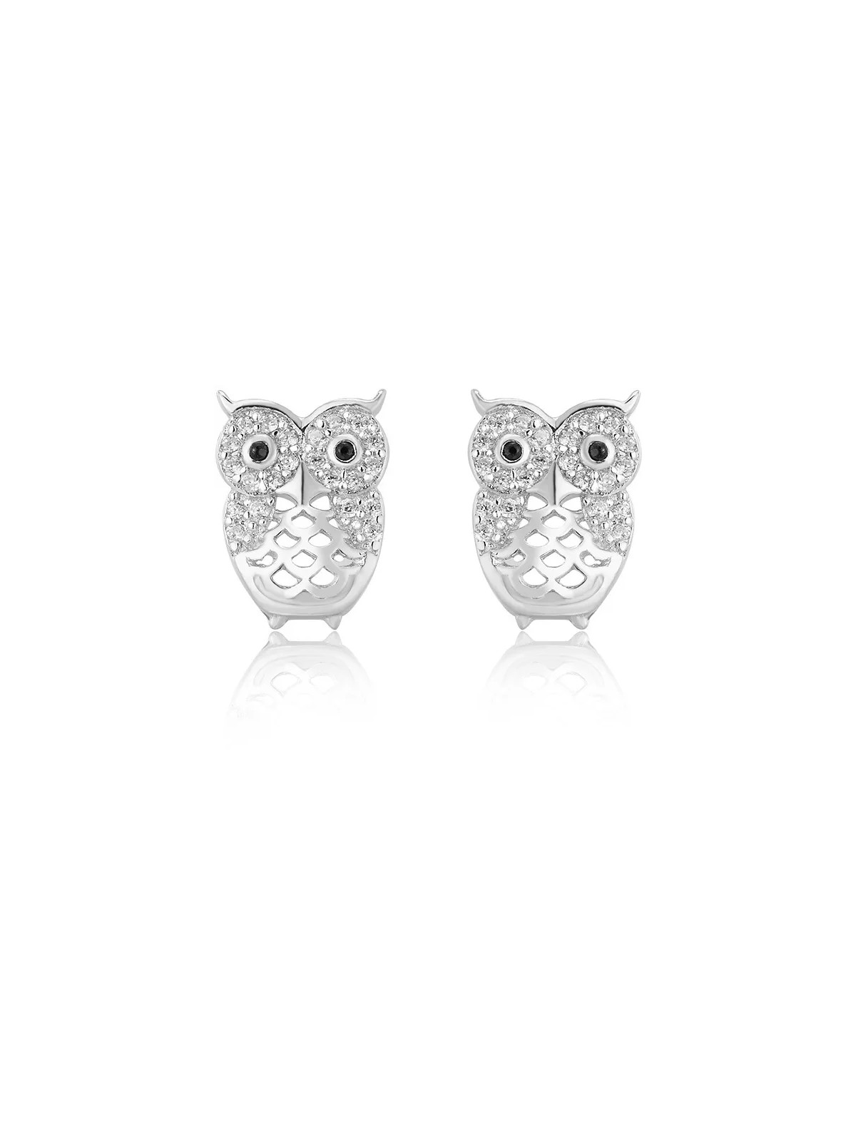 Beneto Orecchini in argento Gufi AGUP1200 donna