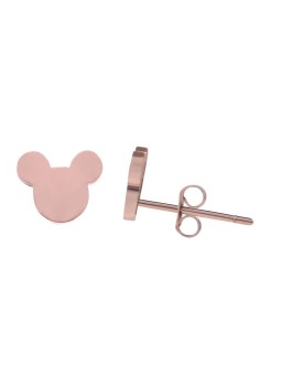 Troli Orecchini di design di Topolino in oro rosa donna