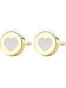 S'Agapõ Orecchini coordinati in acciaio con cuore Click SCK53 donna