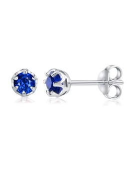 Orecchini Silvego in argento con vero topazio blu JJJ1032DBS donna