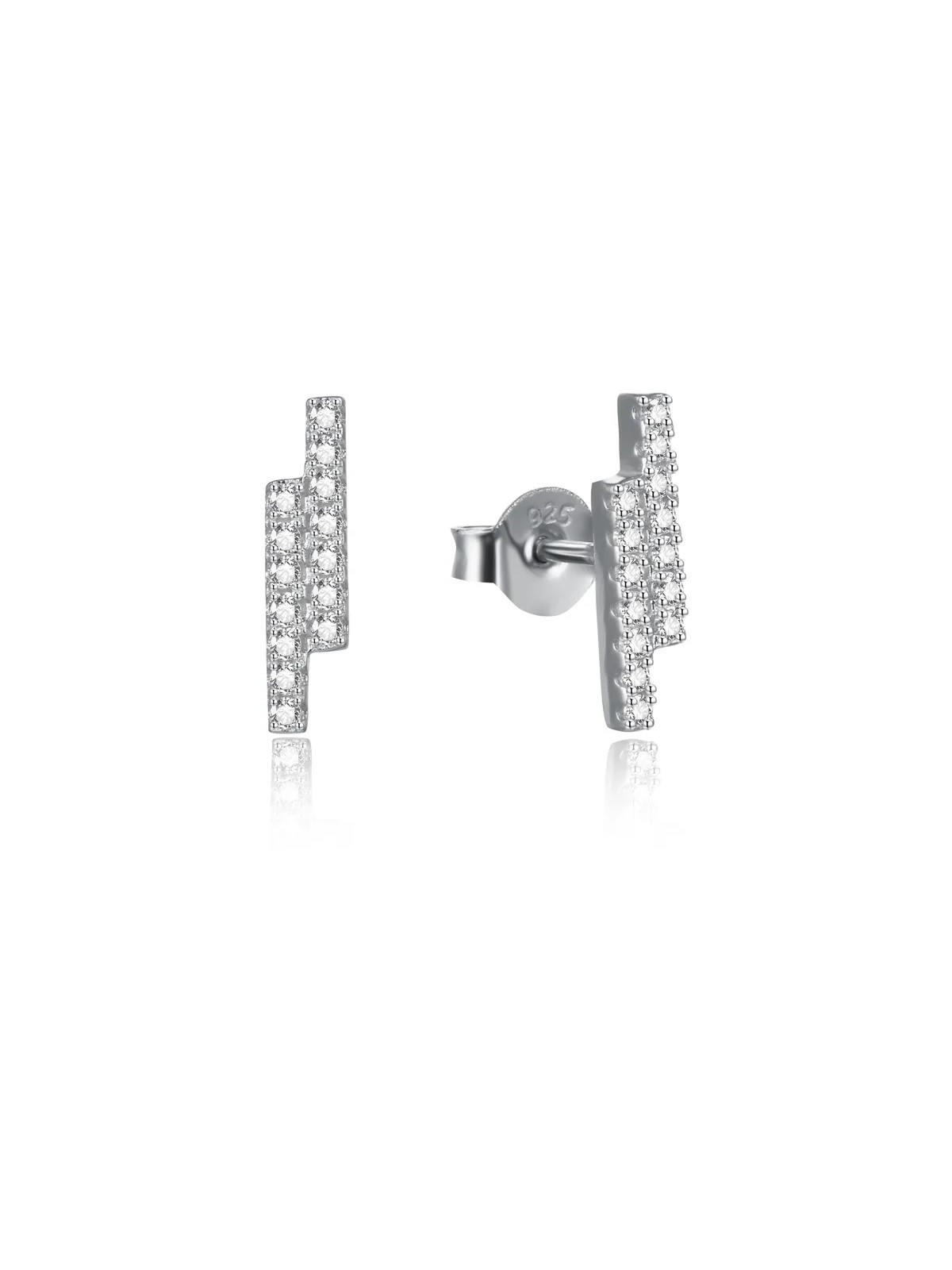 Orecchini Beneto Mini in argento malistico con zirconi trasparenti AGUP2269 donna