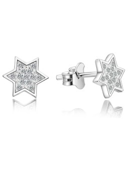 Benetto Orecchini a stella in argento AGUP2241 donna