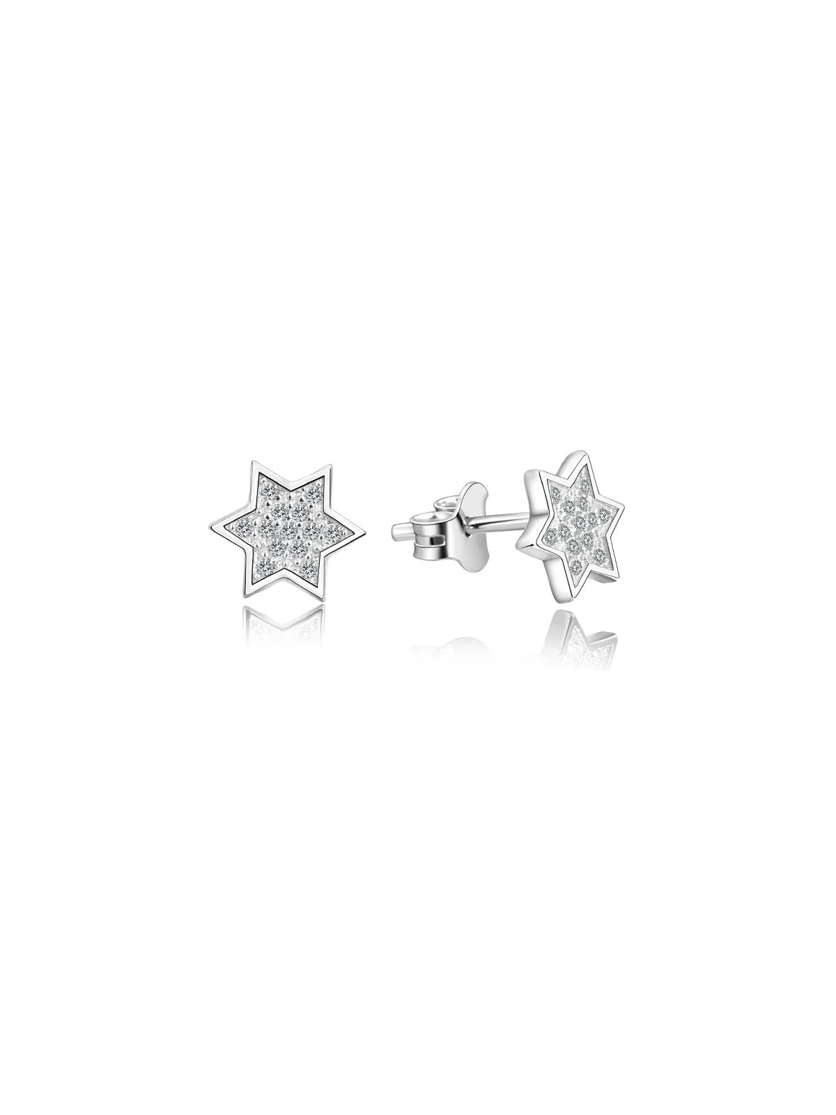 Benetto Orecchini a stella in argento AGUP2241 donna