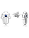 Beneto Orecchini in argento Hamsa - mano di Fatima AGUP2242 donna