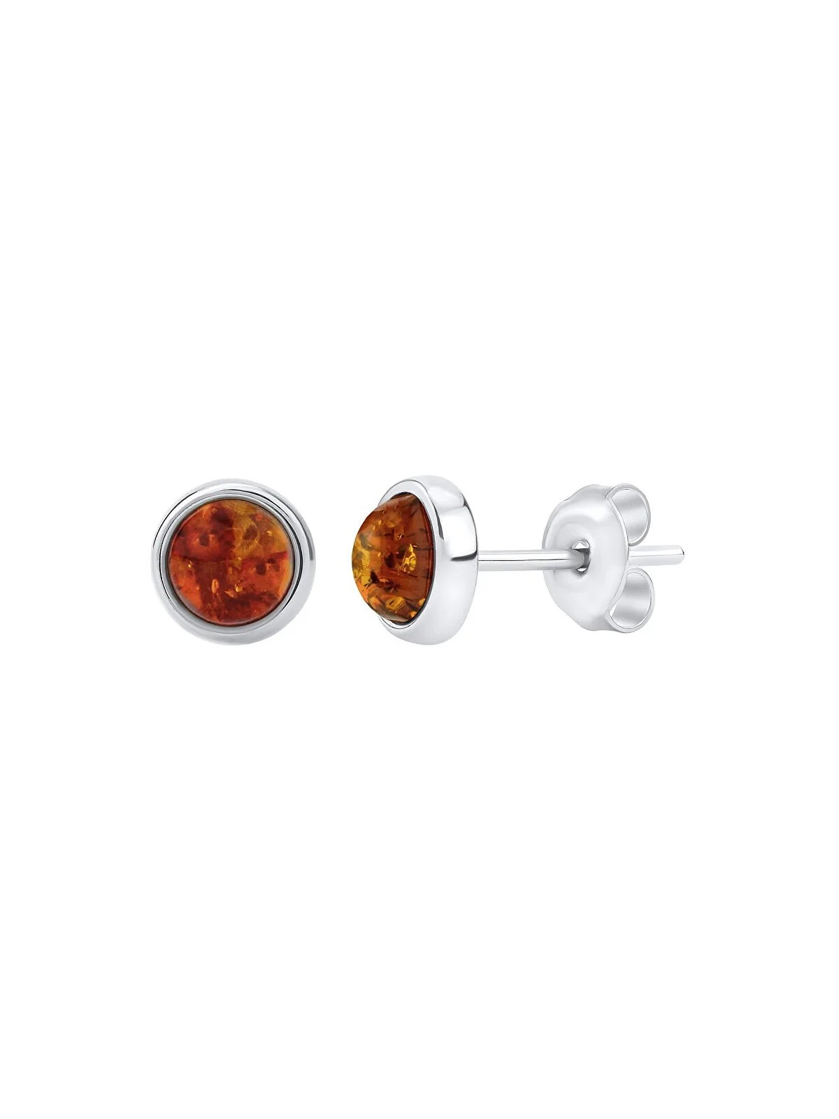 Silvego Orecchini in argento con ambra naturale JAAJE330 donna