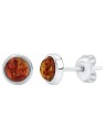 Silvego Orecchini in argento con ambra naturale JAAJE330 donna