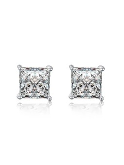 MOISS Eleganti orecchini a lobo con zirconi E00014 - Dimensioni: 0.4 x 0.4 cm donna