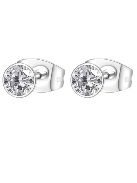 Brosway Orecchini in acciaio scintillanti con cristallo Chakra BHKE048 donna