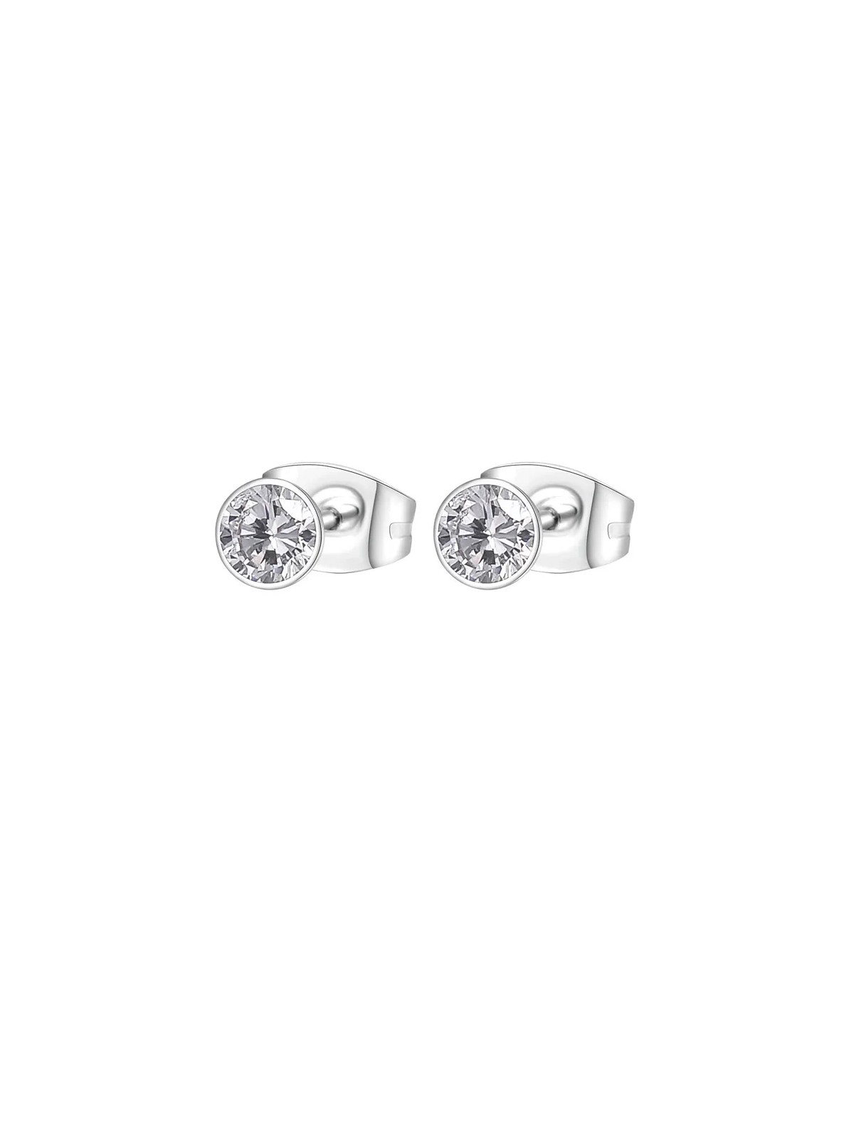 Brosway Orecchini in acciaio scintillanti con cristallo Chakra BHKE048 donna