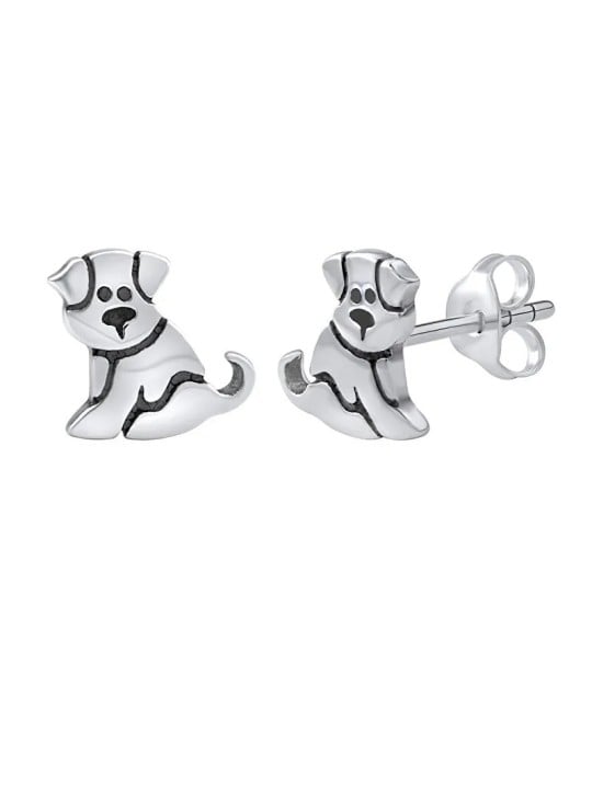 Silvego Orecchini in argento giocosi per cani PRM11725 donna