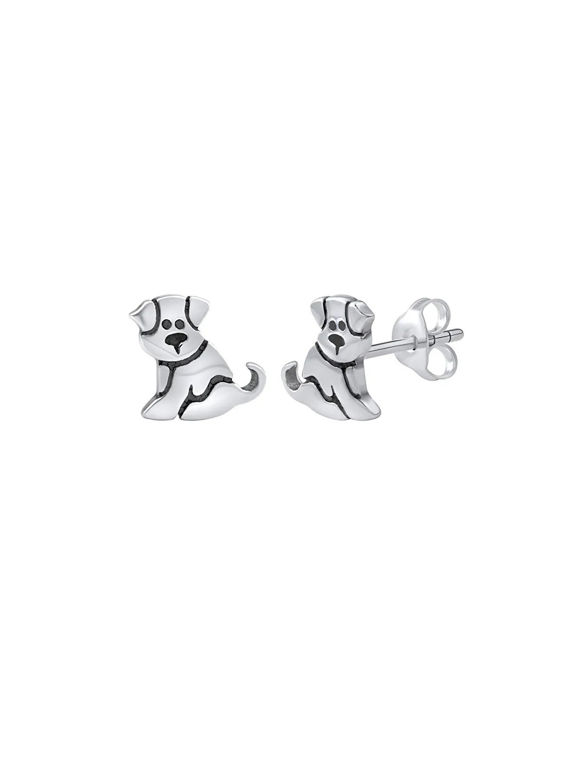 Silvego Orecchini in argento giocosi per cani PRM11725 donna