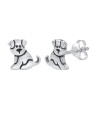 Silvego Orecchini in argento giocosi per cani PRM11725 donna