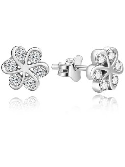 Beneto Orecchini in argento fiori AGUP1199 donna