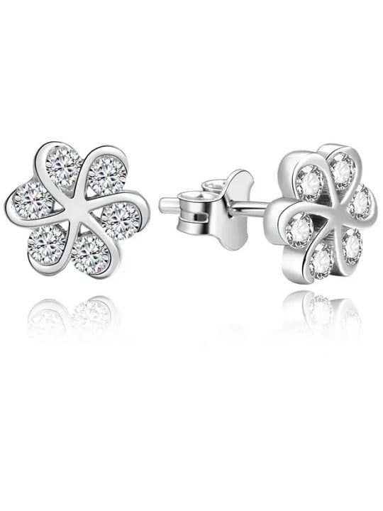 Beneto Orecchini in argento fiori AGUP1199 donna