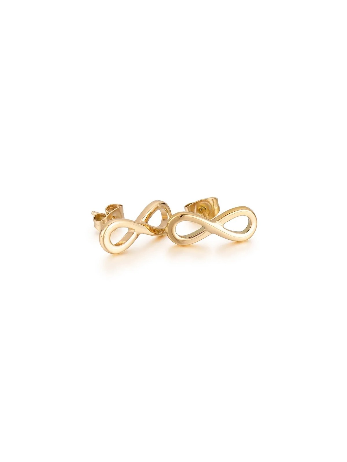 Troli Orecchini a forma di infinito placcati in oro VWSE004 G donna