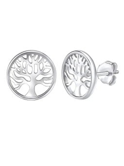 Silvego Eleganti orecchini in argento Albero della vita JJJ851E donna