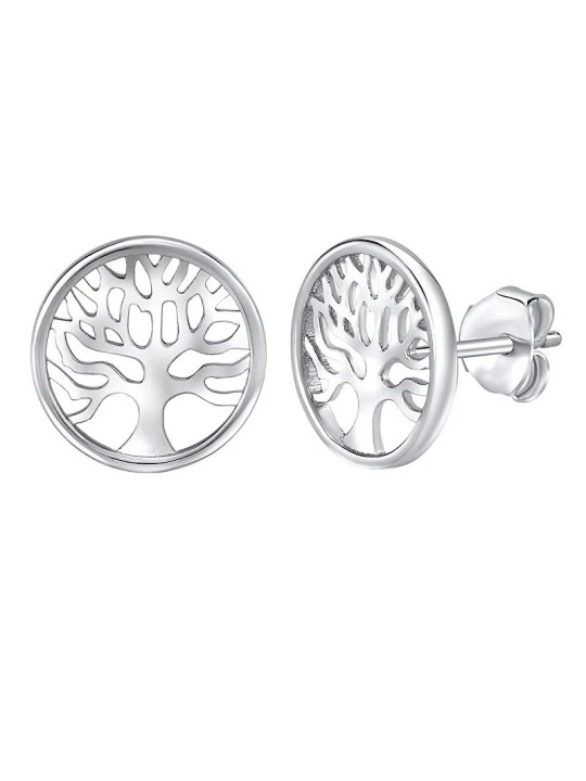 Silvego Eleganti orecchini in argento Albero della vita JJJ851E donna