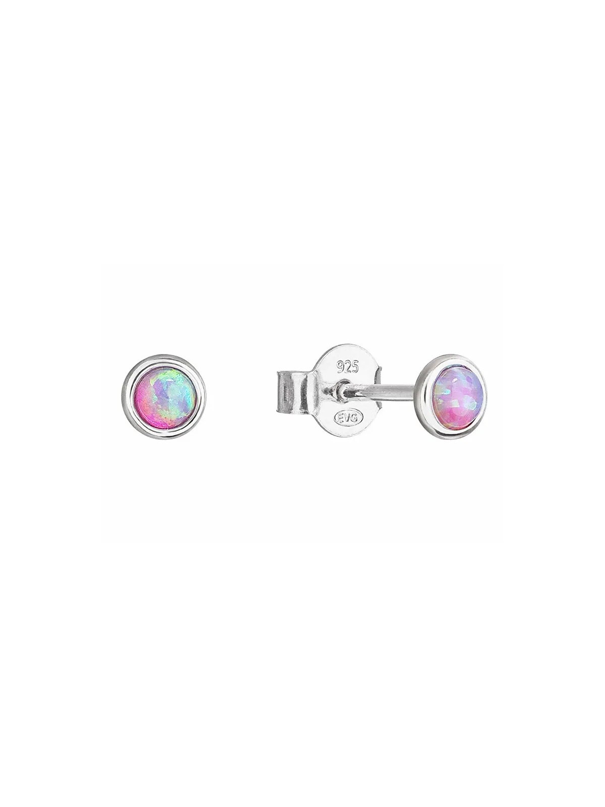 Evolution Group Orecchini in argento con opali sintetici rosa 11338.3 donna