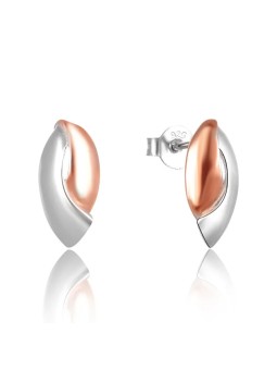 Beneto Orecchini bicolore in argento moda AGUP2611 donna