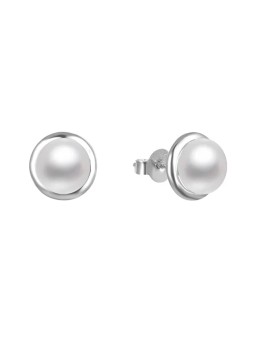 Beneto Eleganti orecchini in argento con perle AGUP2685P donna