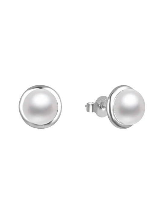 Beneto Eleganti orecchini in argento con perle AGUP2685P donna