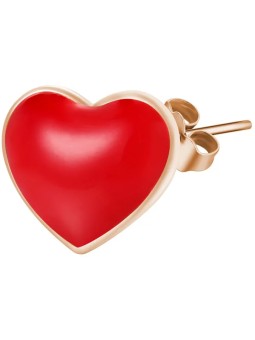 Rosato Grazioso orecchino singolo Heart Story RZO019 donna
