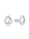 Beneto Orecchini di perle in argento senza tempo AGUP2004S donna