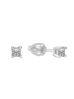 Beneto Orecchini a bottone minimalisti in argento AGUP1683S donna