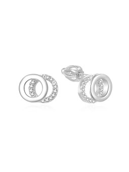 Beneto Orecchini in argento senza tempo con zirconi AGUP1550S donna