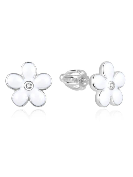 Beneto Orecchini a forma di fiore in argento AGUP1540S donna