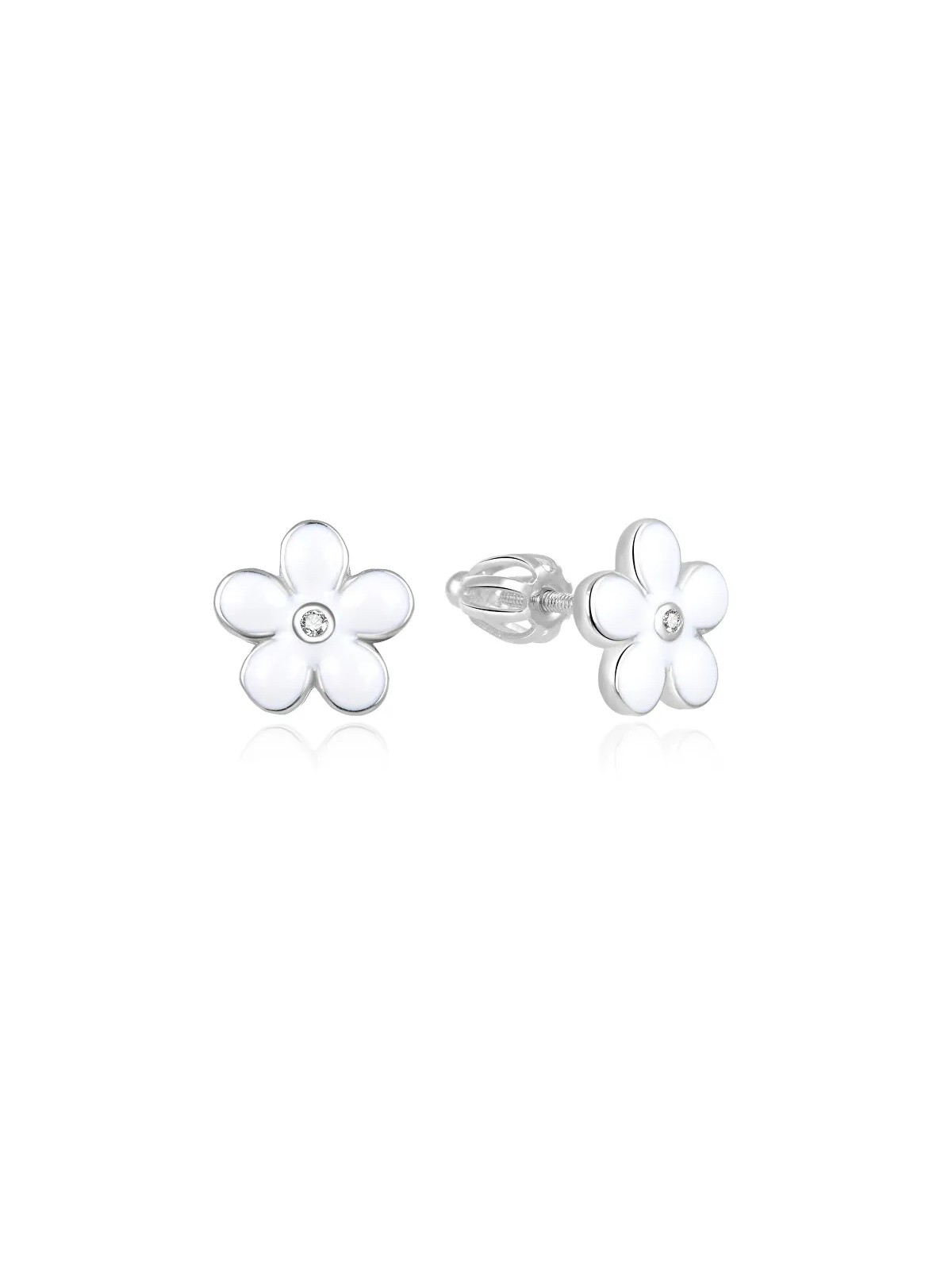 Beneto Orecchini a forma di fiore in argento AGUP1540S donna