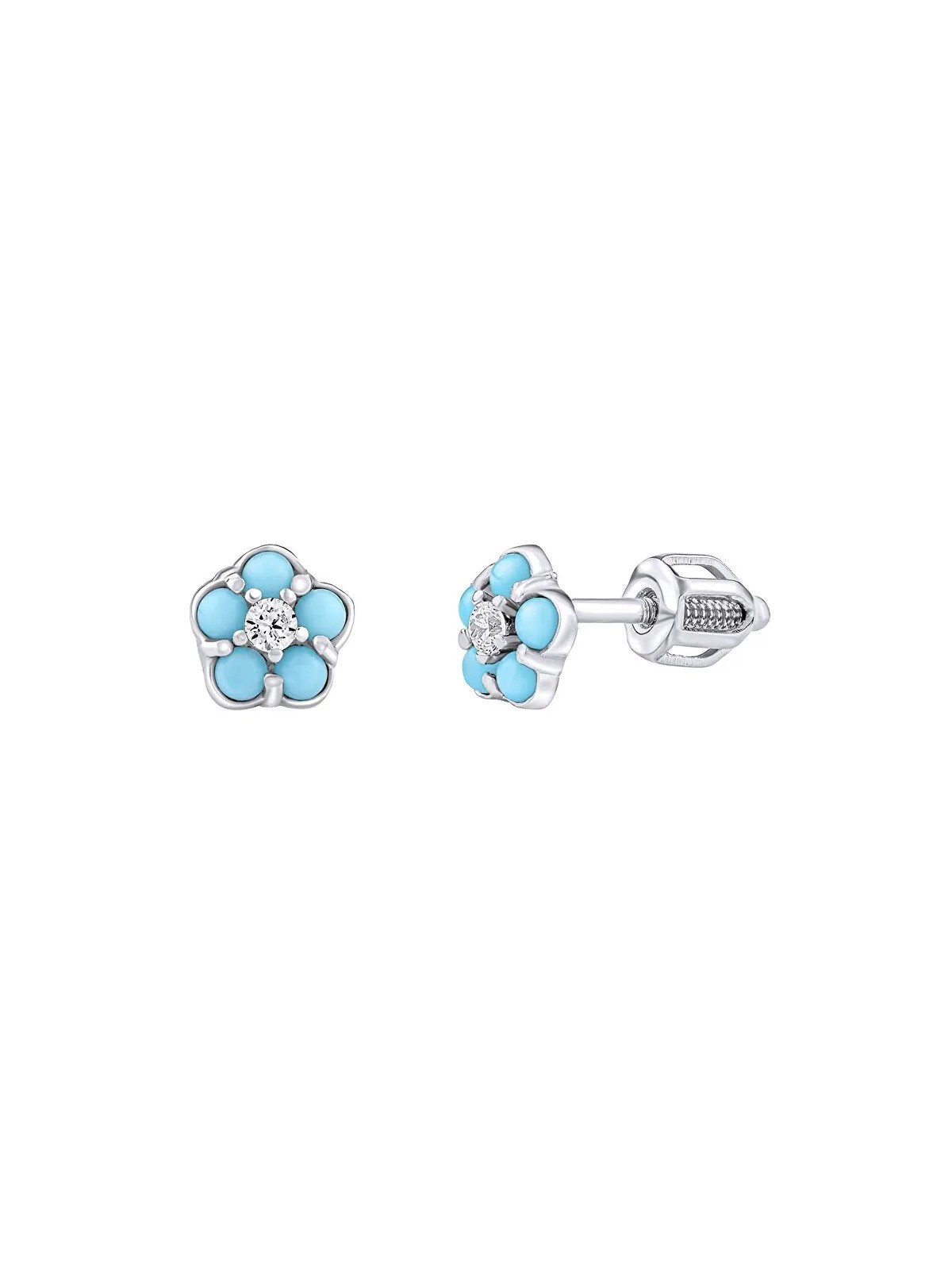 Silvego Orecchini in argento fiori Helene SILVEGOB70528SBDT donna