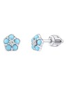 Silvego Orecchini in argento fiori Helene SILVEGOB70528SBDT donna