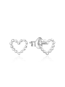 Beneto Orecchini romantici in argento Cuori AGUP2338L donna