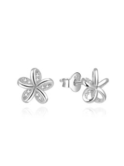 Beneto Delicati orecchini a forma di fiore con zirconi AGUP2325L donna