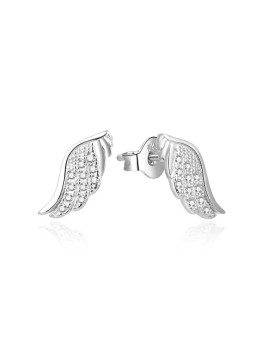 Beneto Bellissimi orecchini in argento con zirconi Ali d'angelo AGUP2311L donna