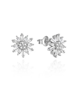 Beneto Orecchini in argento scintillanti con zirconi AGUP2725 donna